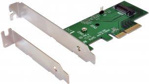 Controller PCI-EXPRESS per modulo M.2NFGG incl. staffa LP, PCIe (x4)
