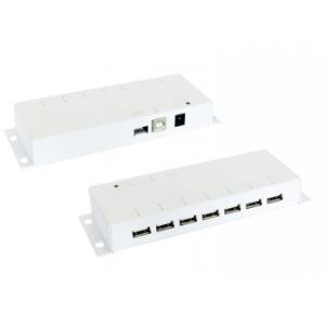 HUB USB 2.0 7 porte bianco incl. alimentatore, cavo USB da 1,5 m