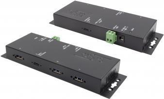 HUB USB 3.2 Gen1 a 4 porte 15KV con protezione da sovratensione ESD