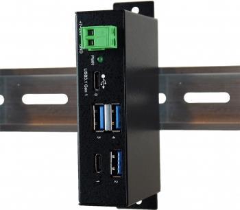HUB USB 3.2 Gen 1 Presa C a 4 porte 1 porta C e 3 porte A, a monte con porta C