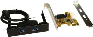 EXSYS EX-11099-2 scheda di interfaccia e adattatore Interno USB 3.2 Gen 1 3.1 Gen 1 (IO Exsys PCIe 2x USB 3.0 intern EX-11099-2
