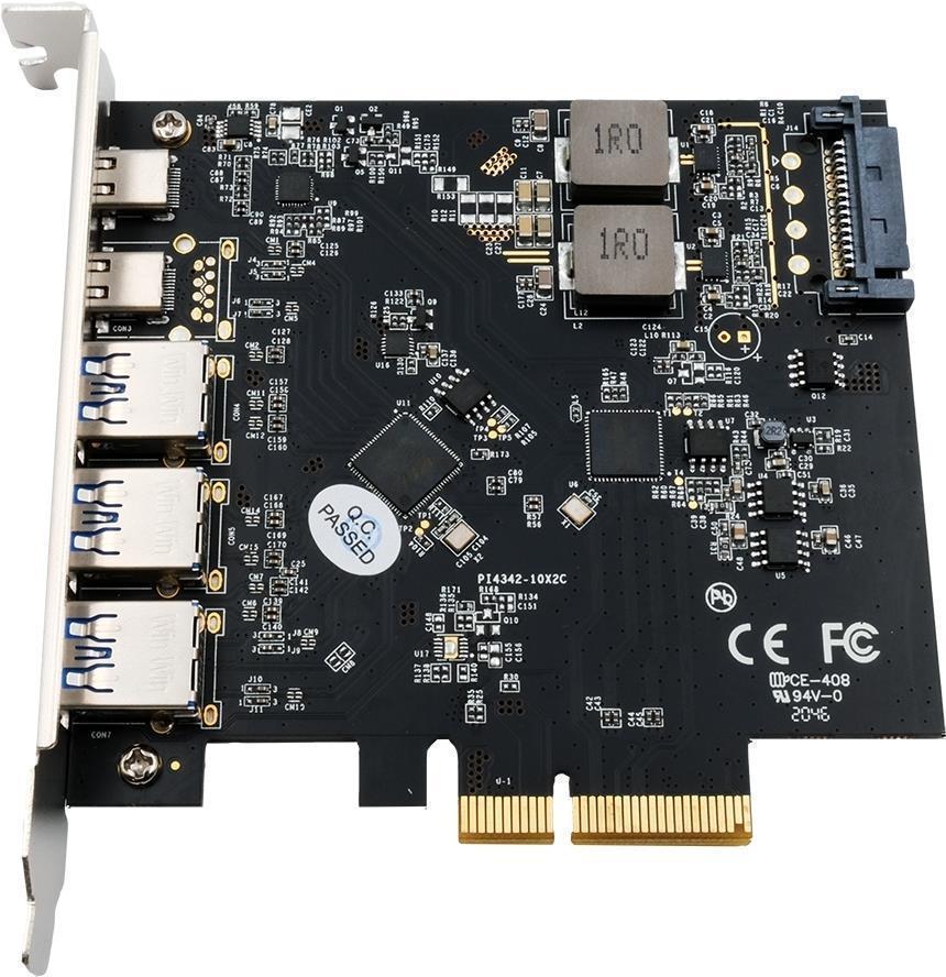 Scheda Express USB 3.2 Porta 3A-2C Gen2 PCIe x4