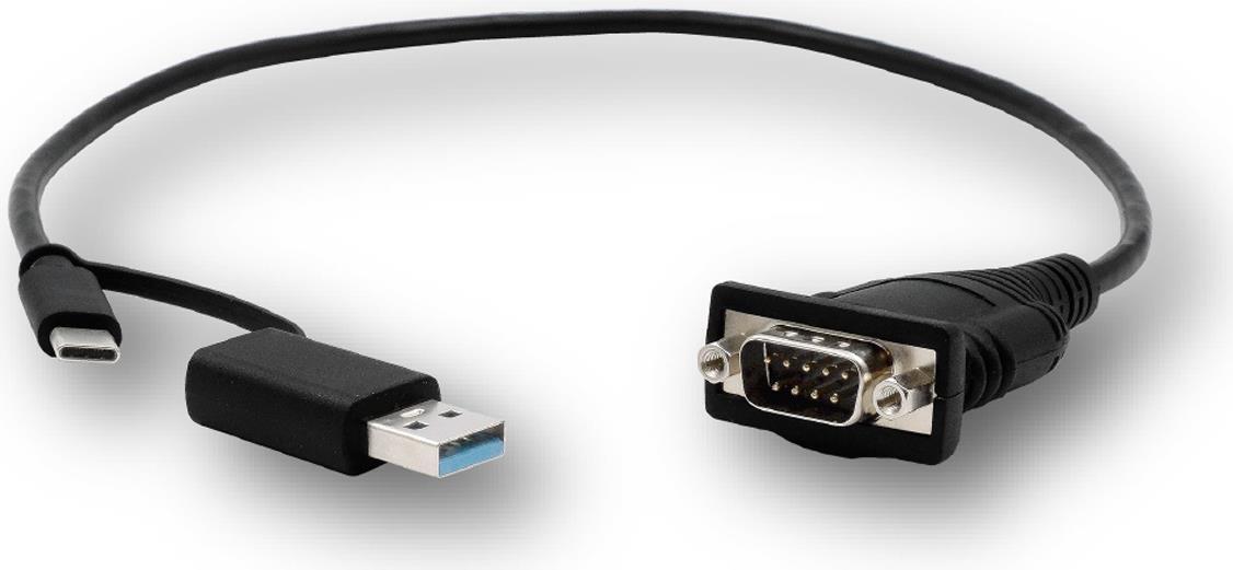 Cavo da USB 2.0 a seriale RS-232 connettore C/A a 9 pin, 0,5 m, 1xSer., chipset FTDI