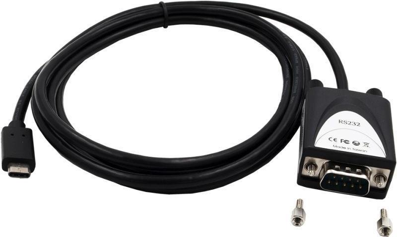 Spina USB 2.0 C a seriale 1S RS-232 da 1,8 m, connettore a 9 pin, chipset FTDI