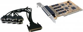 Scheda PCI 8S RS-232 con cavo Octopus (chipset FTDI)