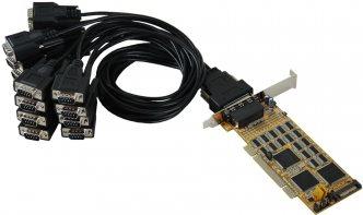 Scheda PCI 16S RS-232 2xOctopus Kab.8x9 + staffa LowProfile