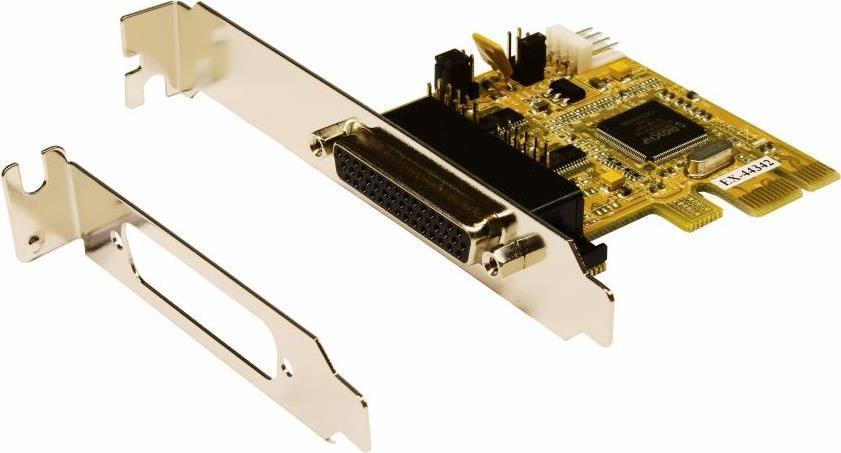 SCHEDA PCI-EXPRESS 2xSERIALE incl. LowProfile + cavo Octopus