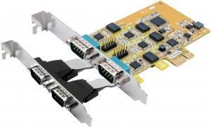 Chipset FTDI combinato scheda PCIe 4S RS-232/422/485, con protezione da sovratensione