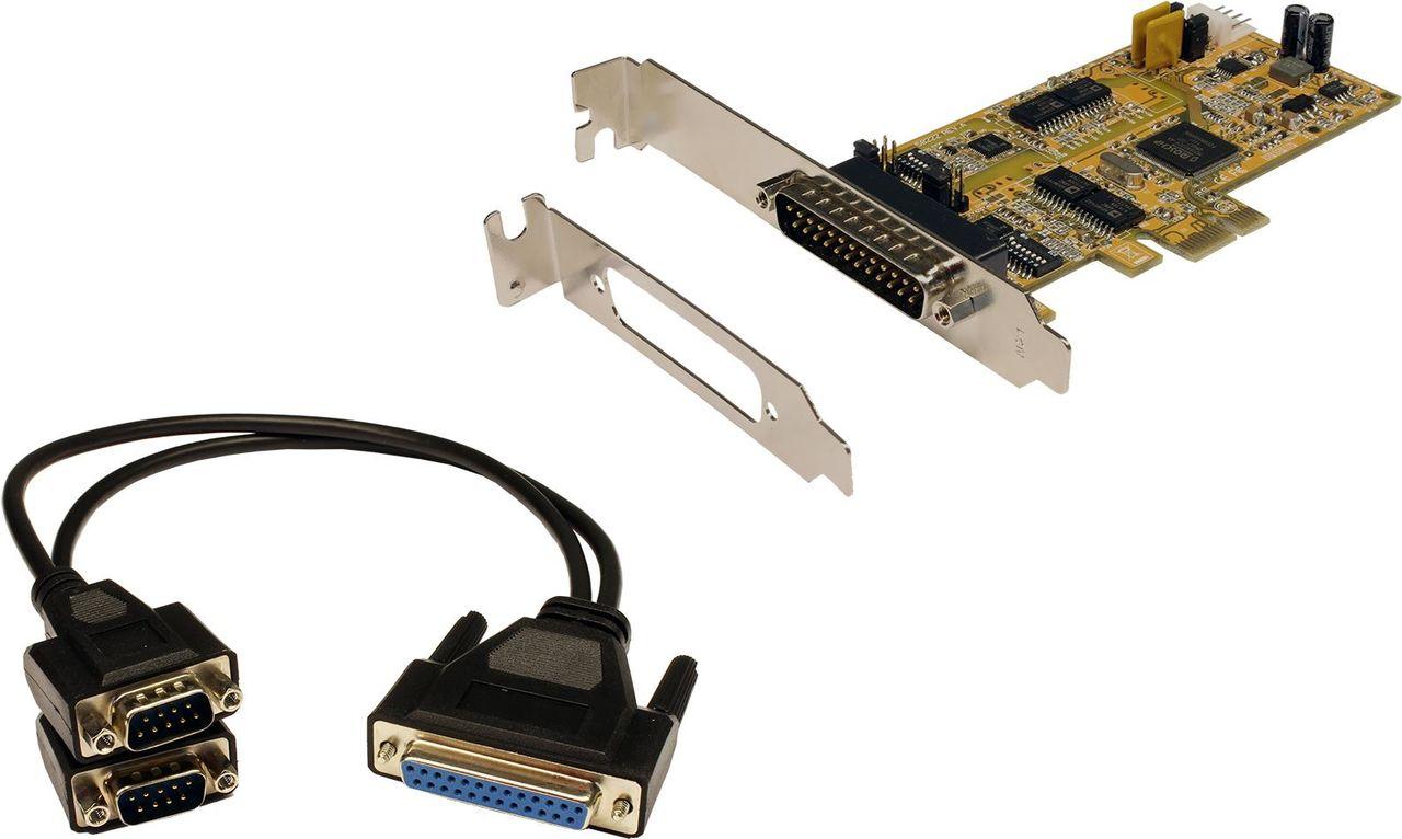 SCHEDA PCI-EXPRESS 2S Seriale RS-232/422/485, inclusa staffa LowProfile