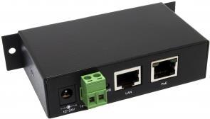 Iniettore Gigabit Ethernet PoE da 12 V a 24 V Morsettiera, incl