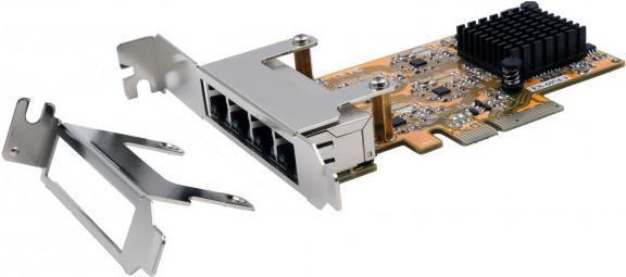 Scheda Ethernet PCI-EXPRESS ASM1806(Asmedia),RTL8111G,LP