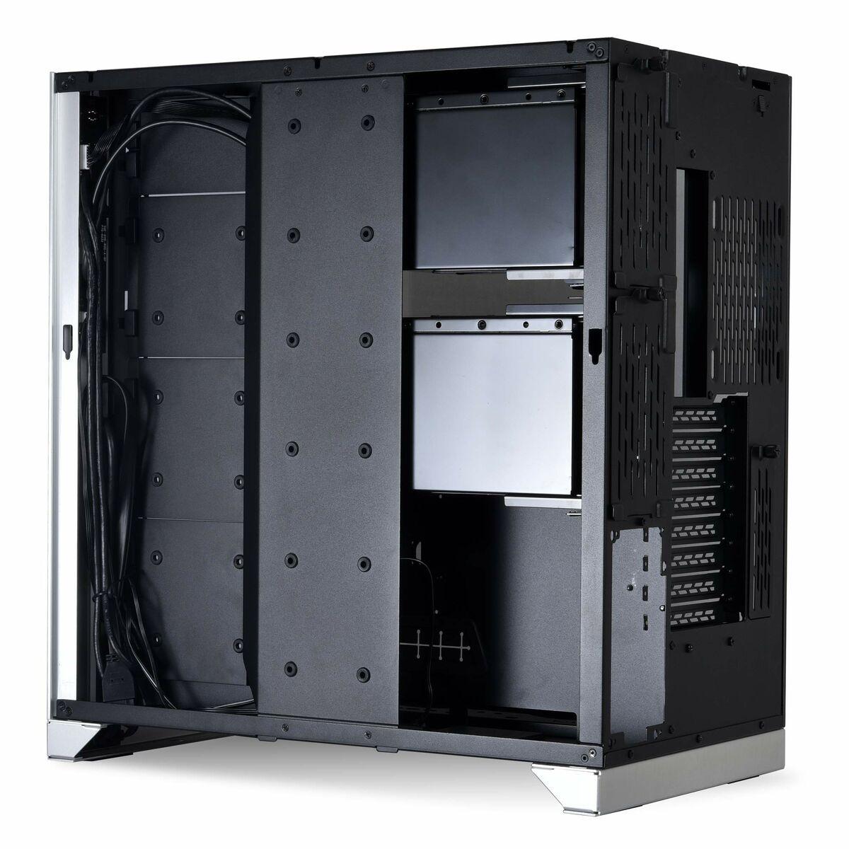 Lian Li pc-o11d-rog Midi Tower Nero, Argento (Lian Li O11 Dynamic XL [ROG Certified] Aluminium Full Tower - Silver)