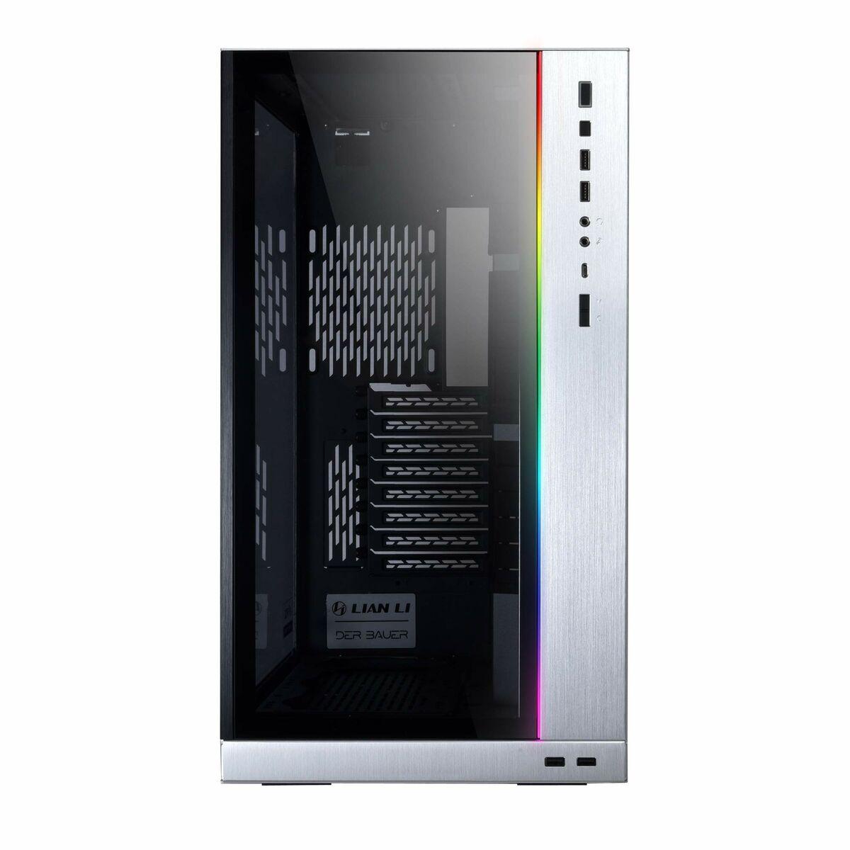 Lian Li pc-o11d-rog Midi Tower Nero, Argento (Lian Li O11 Dynamic XL [ROG Certified] Aluminium Full Tower - Silver)