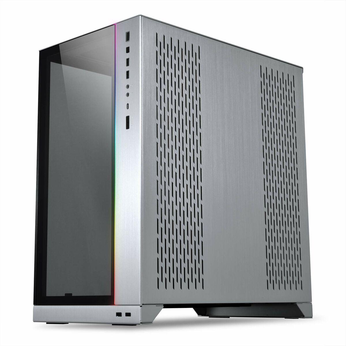 Lian Li pc-o11d-rog Midi Tower Nero, Argento (Lian Li O11 Dynamic XL [ROG Certified] Aluminium Full Tower - Silver)