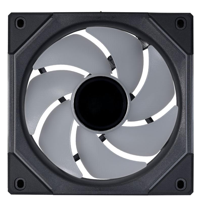 Lian Li SL-INFINITY Case per computer Ventilatore 12 cm Nero 3 pz (Lian Li UNI SL120 INF Addressable RGB Black 120mm Fan Triple
