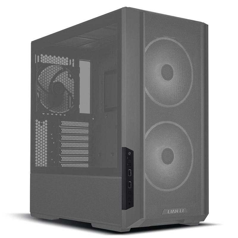 Lian Li LAN216-1X - Kit di interfaccia I/O del sistema di sistema - 2 X USB3.0 Tipo -A, controller Argb - Black - per Lancool 2