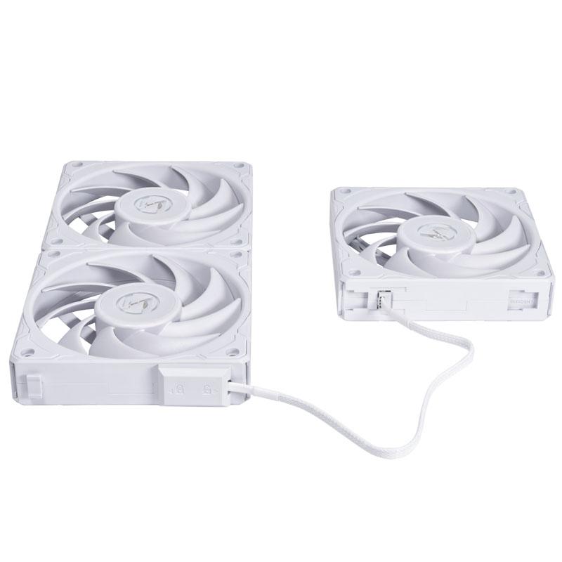 Lian Li UNI FAN P28 Case per computer Ventilatore 12 cm (Lian Li Uni P28 Performance White 120mm Triple Fan Pack)