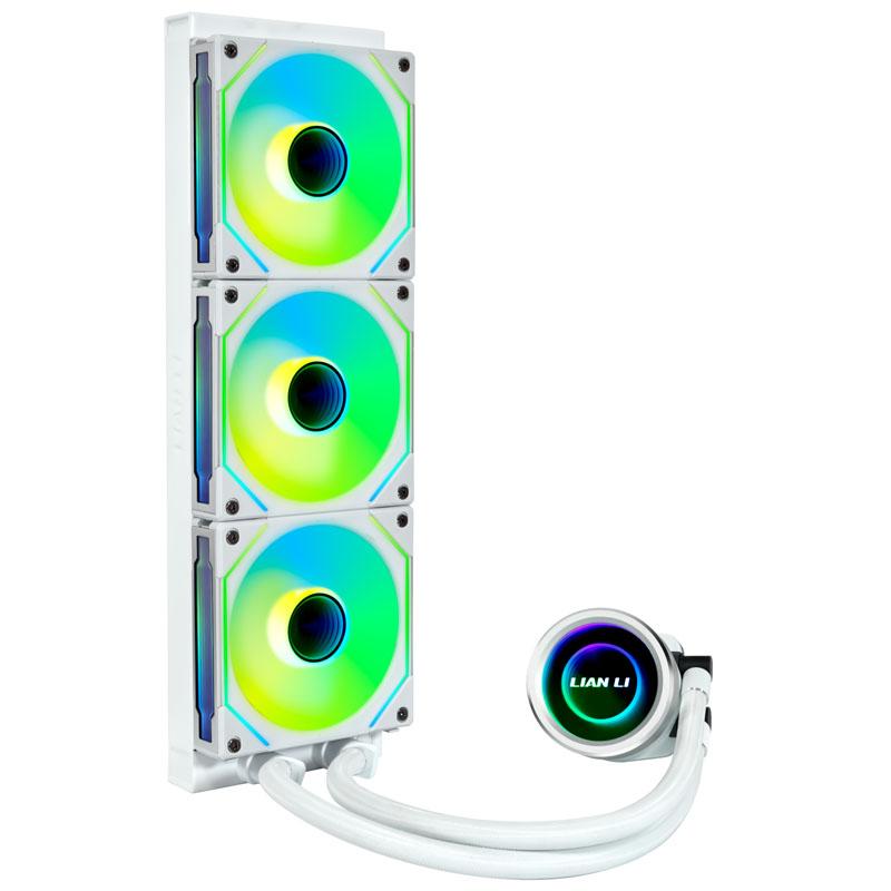 Lian Li Galahad II Trinity SL AIO 360mm Performance ARGB CPU Water Cooler - Whit