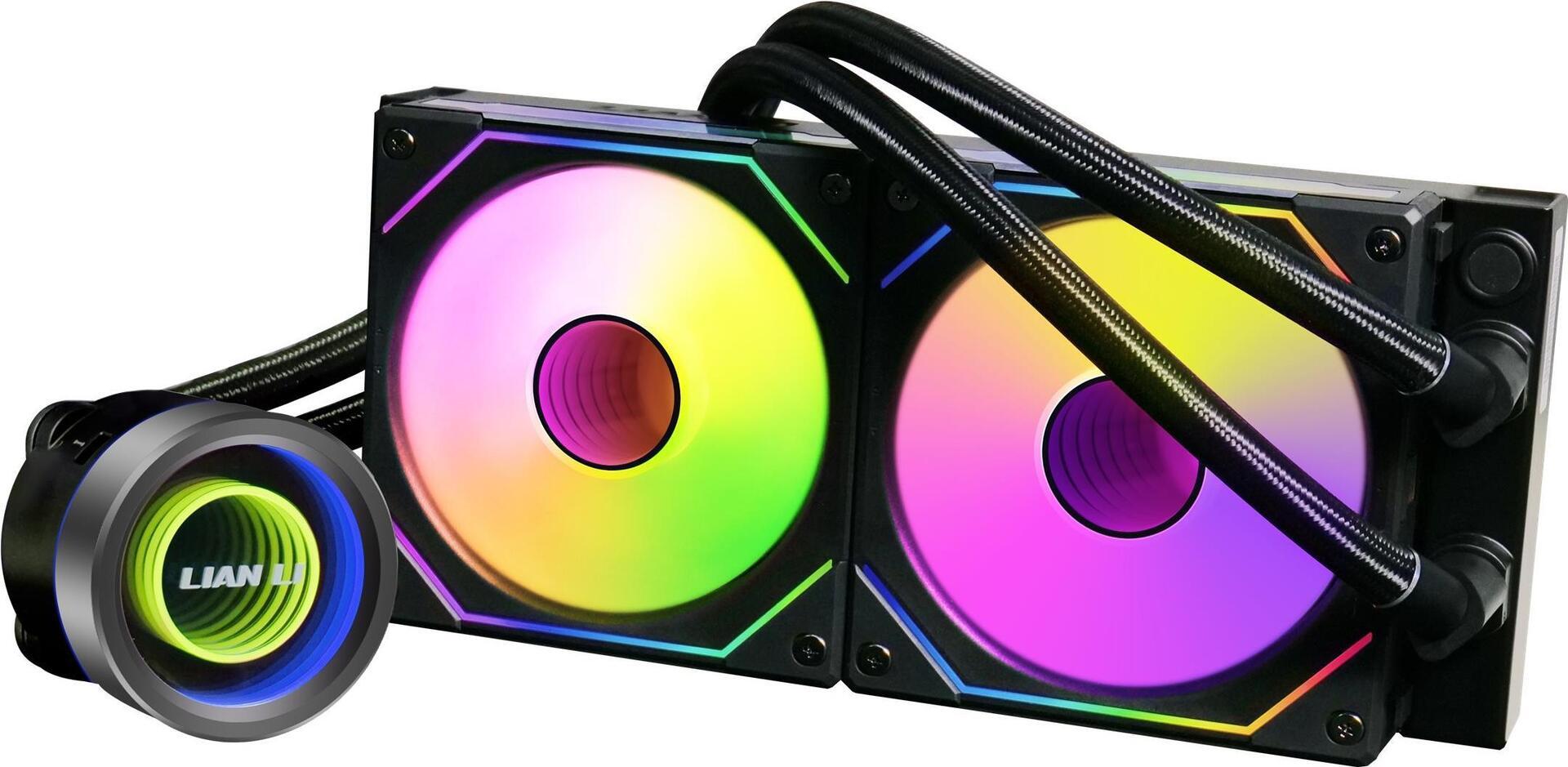 Lian Li Galahad II Trinity Case per computer Raffreddatore di liquidi tutto in uno 12 cm Nero 1 pz (Lian Li Galahad II Trinity