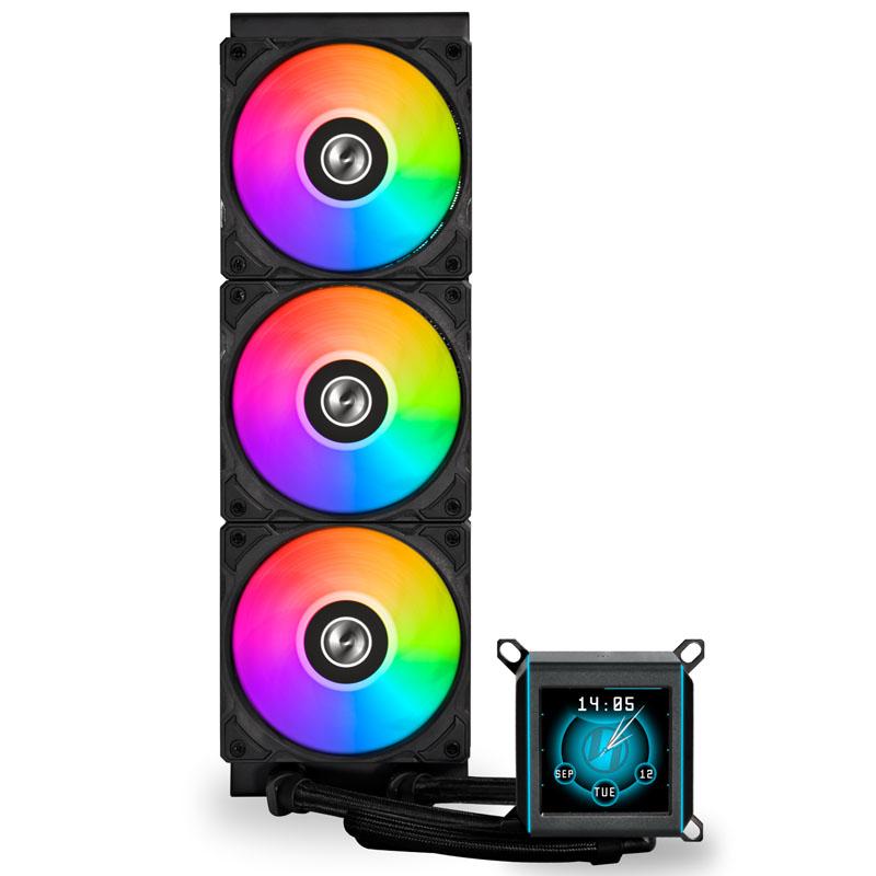 Lian Li GA II LCD Processore Kit di raffreddamento a liquido 36 cm Nero 1 pz (Lian Li Galahad II LCD Performance AIO 360mm All