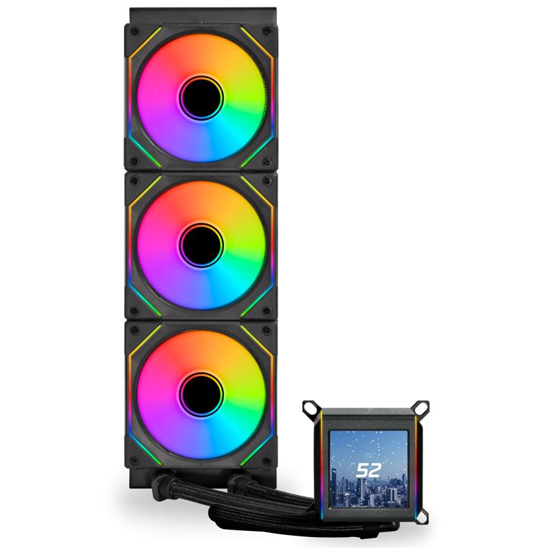 Lian Li GALAHAD II LCD SL-INF Processore Kit di raffreddamento a liquido 36 cm Nero 1 pz (Lian Li Galahad II LCD SL AIO 360mm P