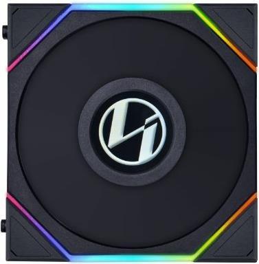 Lian Li 12TLLCD1B sistema di raffreddamento per computer Case per computer Ventilatore 12 cm Nero 1 pz (Lian Li UNI FAN TL LCD