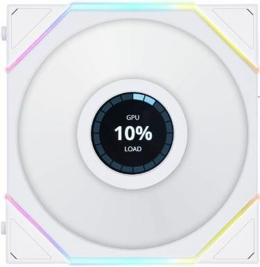Lian Li 12TLLCD1W sistema di raffreddamento per computer Case per computer Ventilatore 12 cm Bianco 1 pz (Lian Li UNI FAN TL LC