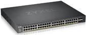 Ã¢â‚¬Â¢ 52 Port Smart Managed PoE+ Switch, 48x GbE PoE+ RJ45, 4x 10G SFP+, 375Watt PoE+, Hybrid Mode (Webmanaged und Cl