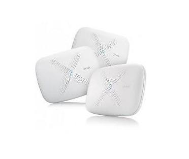 Zyxel Multy X router wireless Gigabit Ethernet Dual-band [2.4 GHz/5 GHz] Bianco (Multy WiFi [Pack of 3] AC3000 Tri-Band) [WSQ50