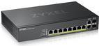 8 Port 2x SFP/Rj45 Gigabit L2 managed PoE Switch 180Watt inkl. 1 Jahr Nebula Pro Lizenz