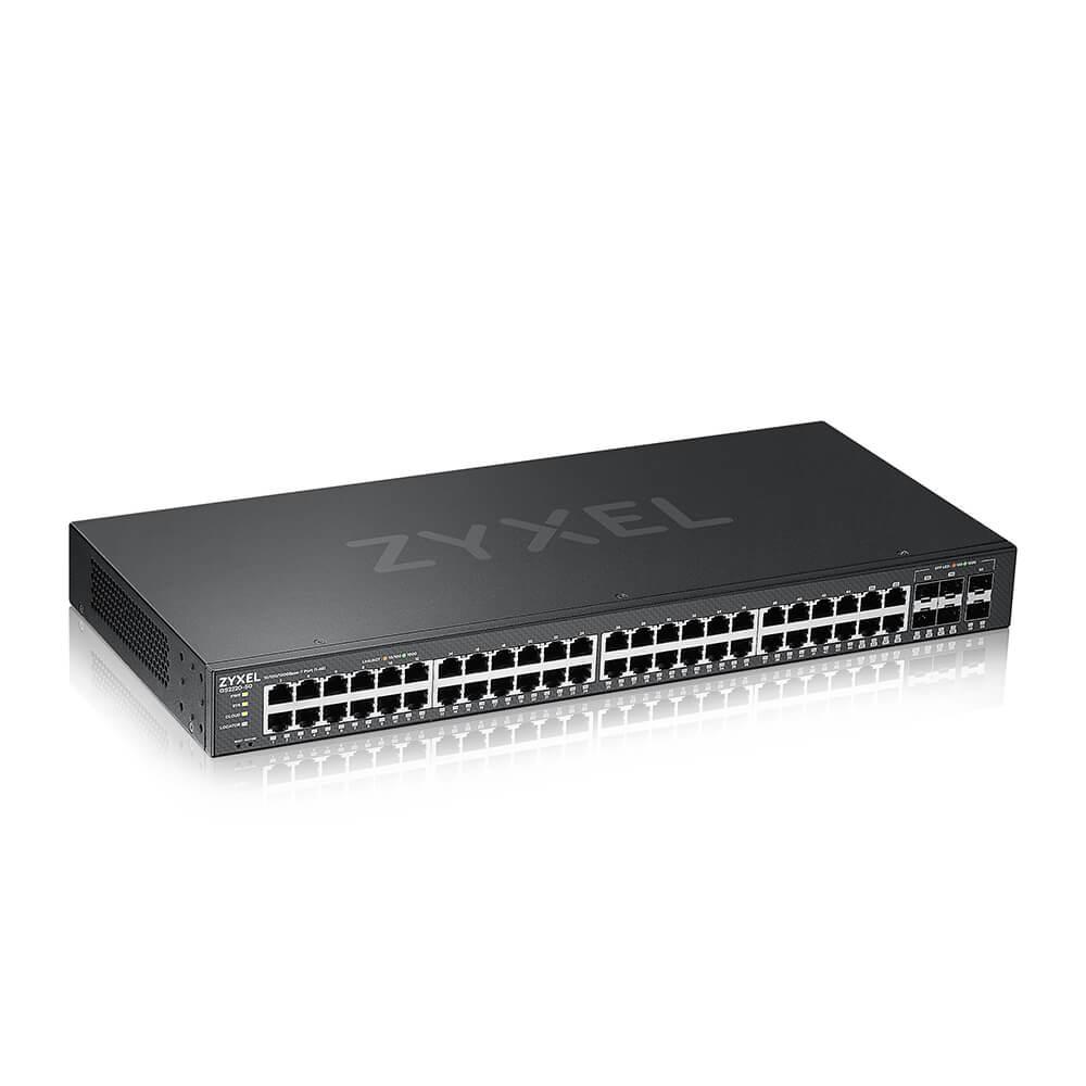 44 Port 4x SFP/Rj45 2x SFP Gigabit L2 managed Switch inkl. 1 Jahr Nebula Pro Lizenz
