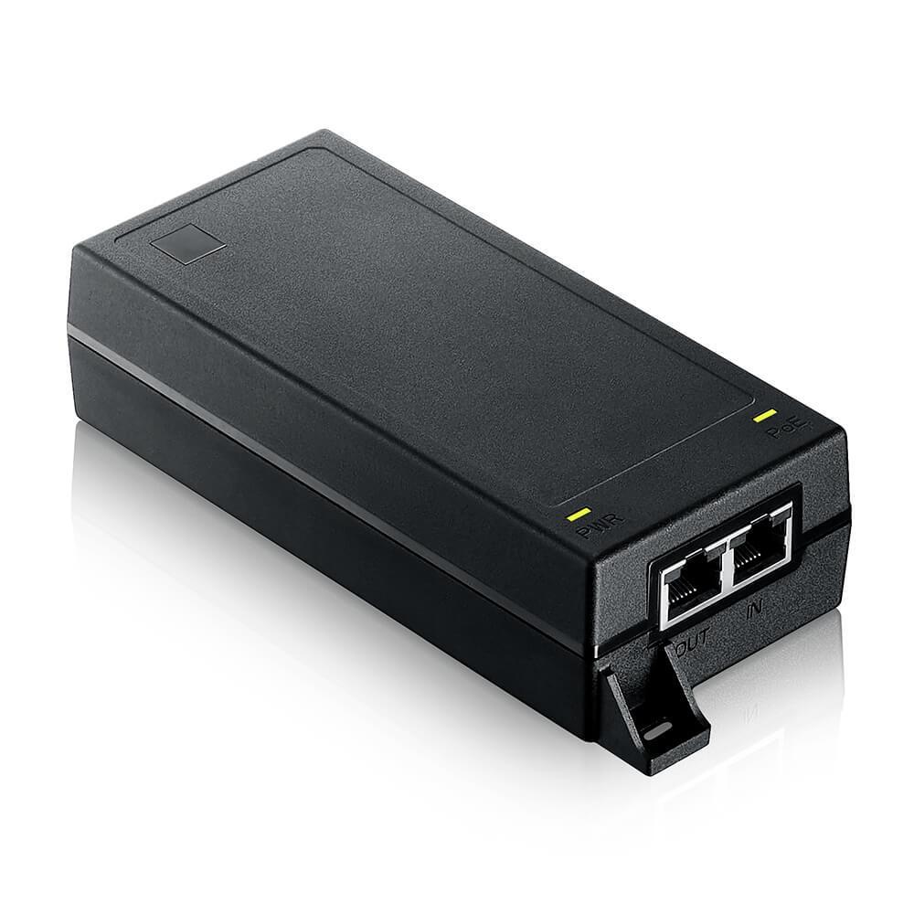 Zyxel POE12-60W 5 Gigabit Ethernet (Zyxel PoE12-60W Multi Gig 1/25/5Gb Single Port 802.3bt PoE Injector)