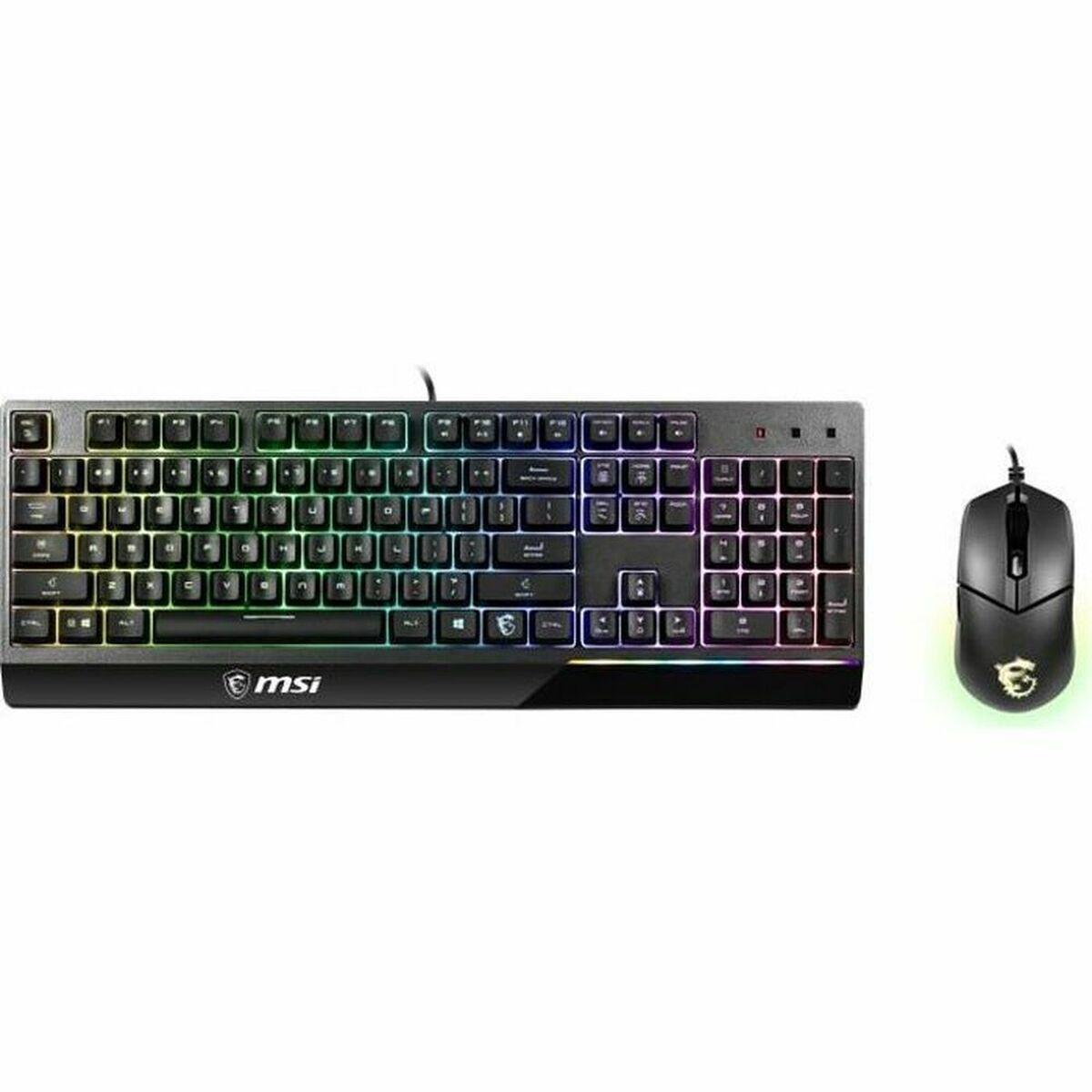 PACK CLAVIER - SOURIS MSI VIGOR GK30 COMBO RGB (NOIR)