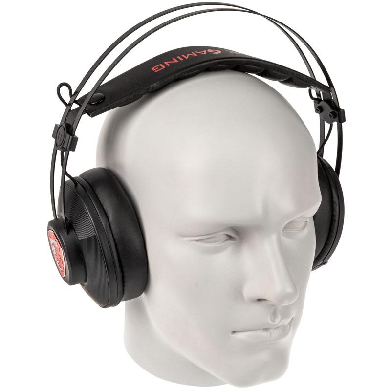 MSI DS502 GAMING HEADSET cuffia e auricolare Cablato A Padiglione Giocare Nero Rosso (H991 - Headset - full size - Warranty 12M)