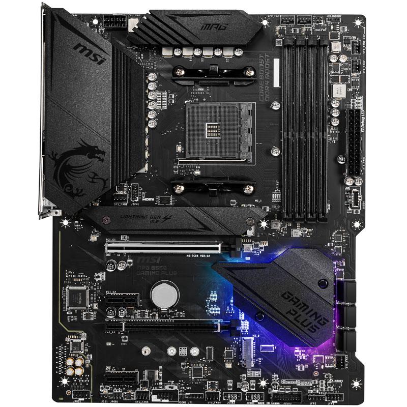 MSI MB AMD B550 GAMING, MPG B550 GAM PLUS, AM4, 4DDR4, 2M2 6SATA3