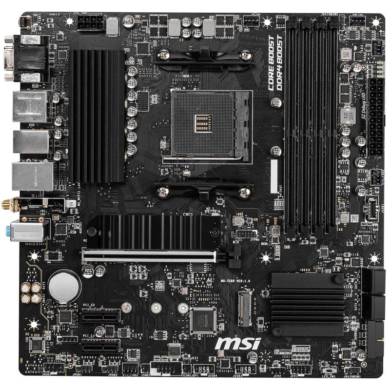 MB MSI B550M PRO-VDH WIFI AM4 RYZ50 004D4 4S3 2M.2 U3.2 GBL V/H/DP RAID
