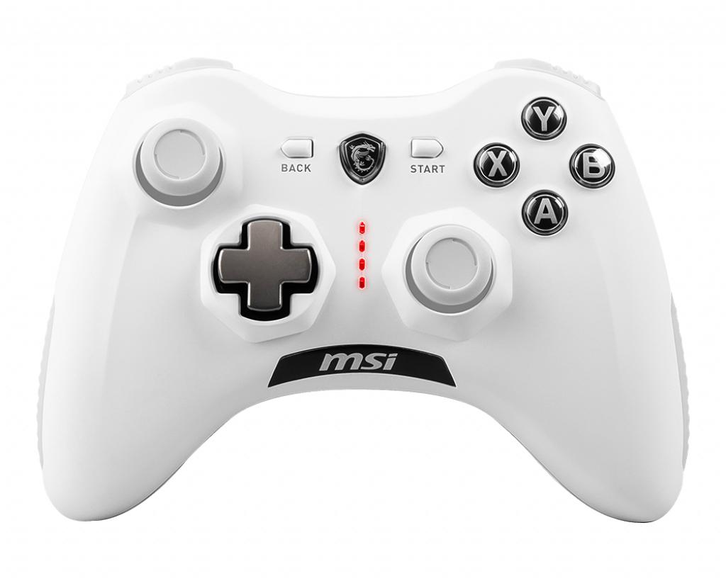MSI S10-43G0040-EC4 periferica di gioco Bianco USB 2.0 Gamepad Analogico/Digitale Android PC