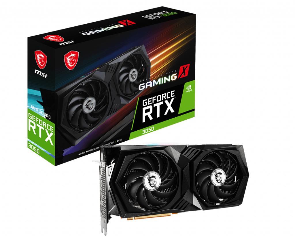 MSI GAMING GeForce RTX 3050 X 8G NVIDIA GeForce RTX 3050 8 GB GDDR6