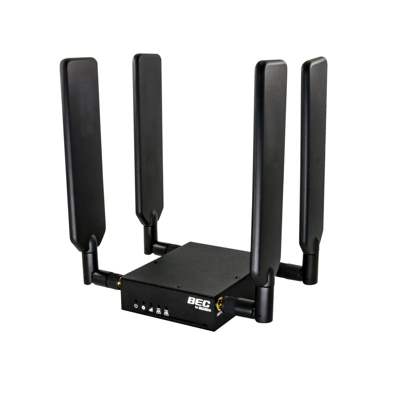 BECbyBillion 5G NR Industrial Router router cablato Fast Ethernet Gigabit Ethernet Nero (5G NR Industrial Router - Warranty 24M)