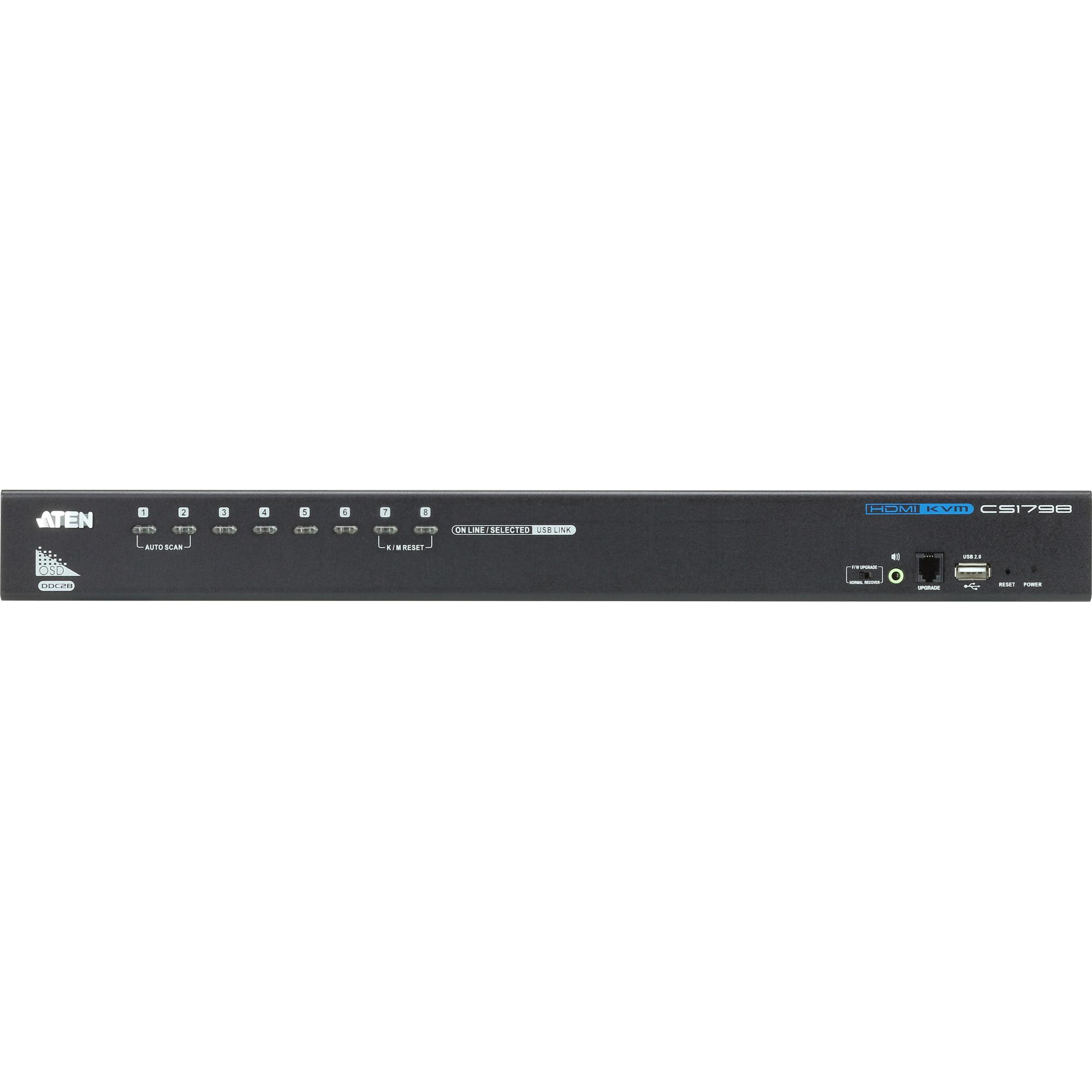 Aten 8-Port USB - HDMI KVM Switch with USB Peripheral port
