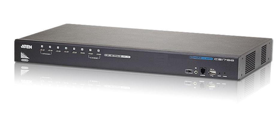 Aten 8-Port USB - HDMI KVM Switch with USB Peripheral port