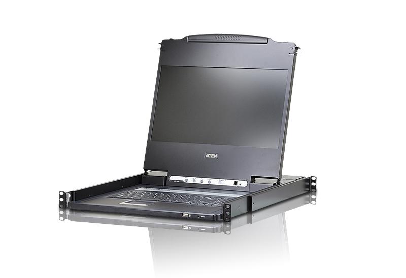ATEN CL6700MW switch per keyboard-video-mouse (kvm) Montaggio rack Nero