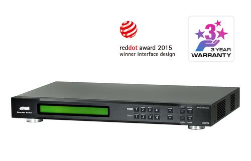 ATEN Switch matrix 4 x 4 HDMI con videowall & scaler