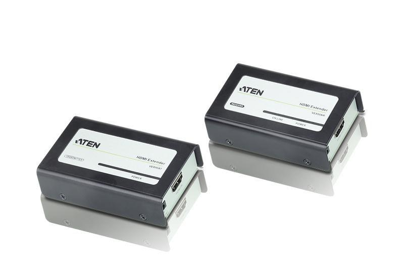 Aten Video-Extender, 60mtr.HDMI,, Sender/EmpfÃƒÂ¤nger-Set, max.60mtr. ÃƒÂ¼ber 2x CAT 5/6 Kabel RJ45 AuflÃƒÂ¶sung HD