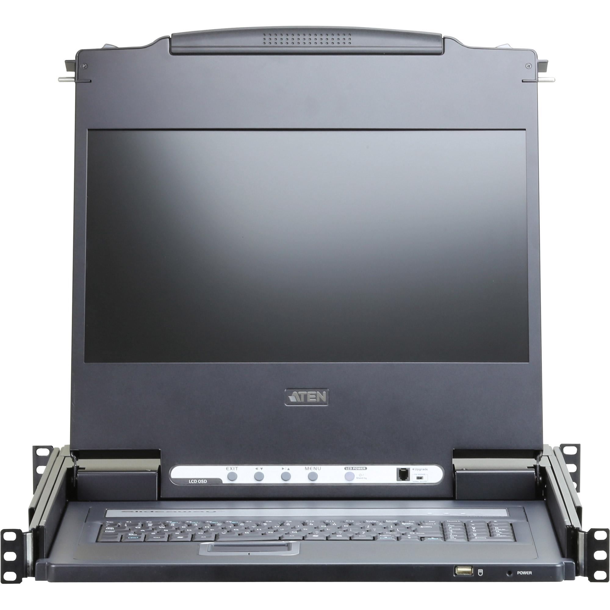 Aten 17.3" Widescreen DVI/HDMI Full HD LCD Console - TASTIERA AMERICANA
