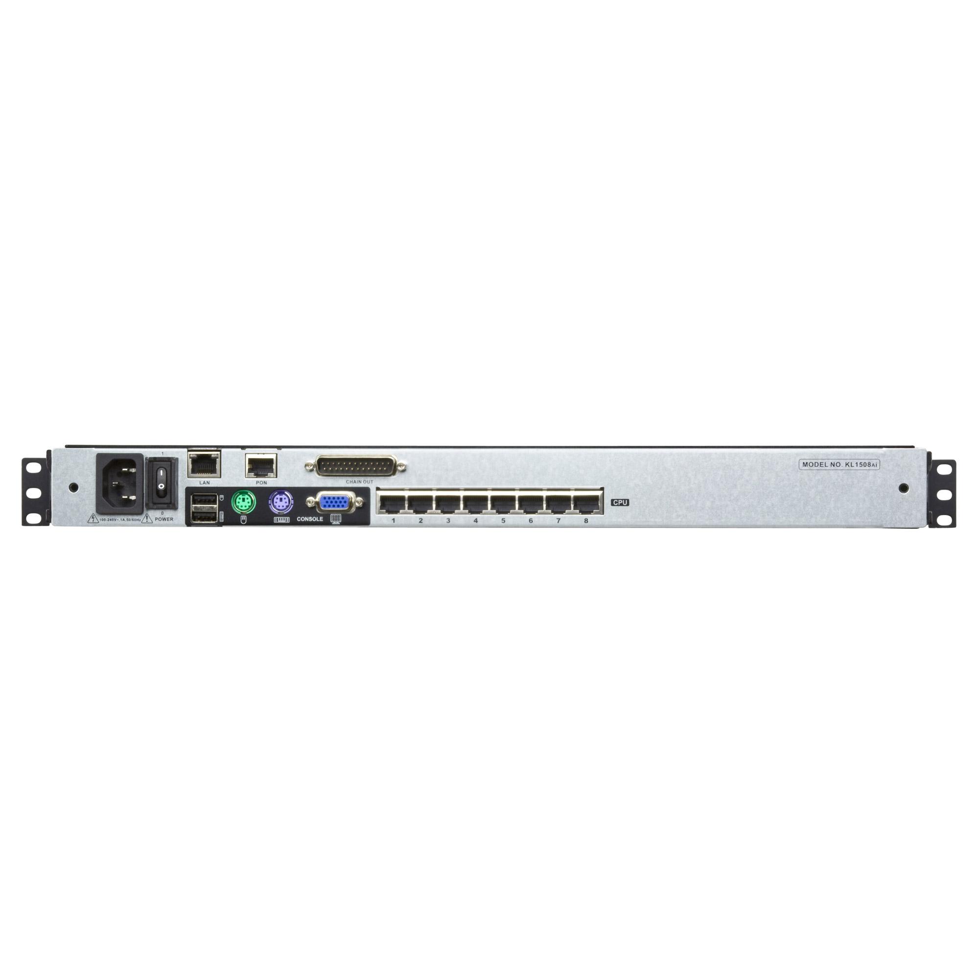 Ã¢â‚¬Â¢ Schwarz, 17" LCD : 1280 x 1024@75Hz, Hotkeys/OSD/Pushbutton, daisy Chain Port (up to 512 PC) incl. Steckernetzt
