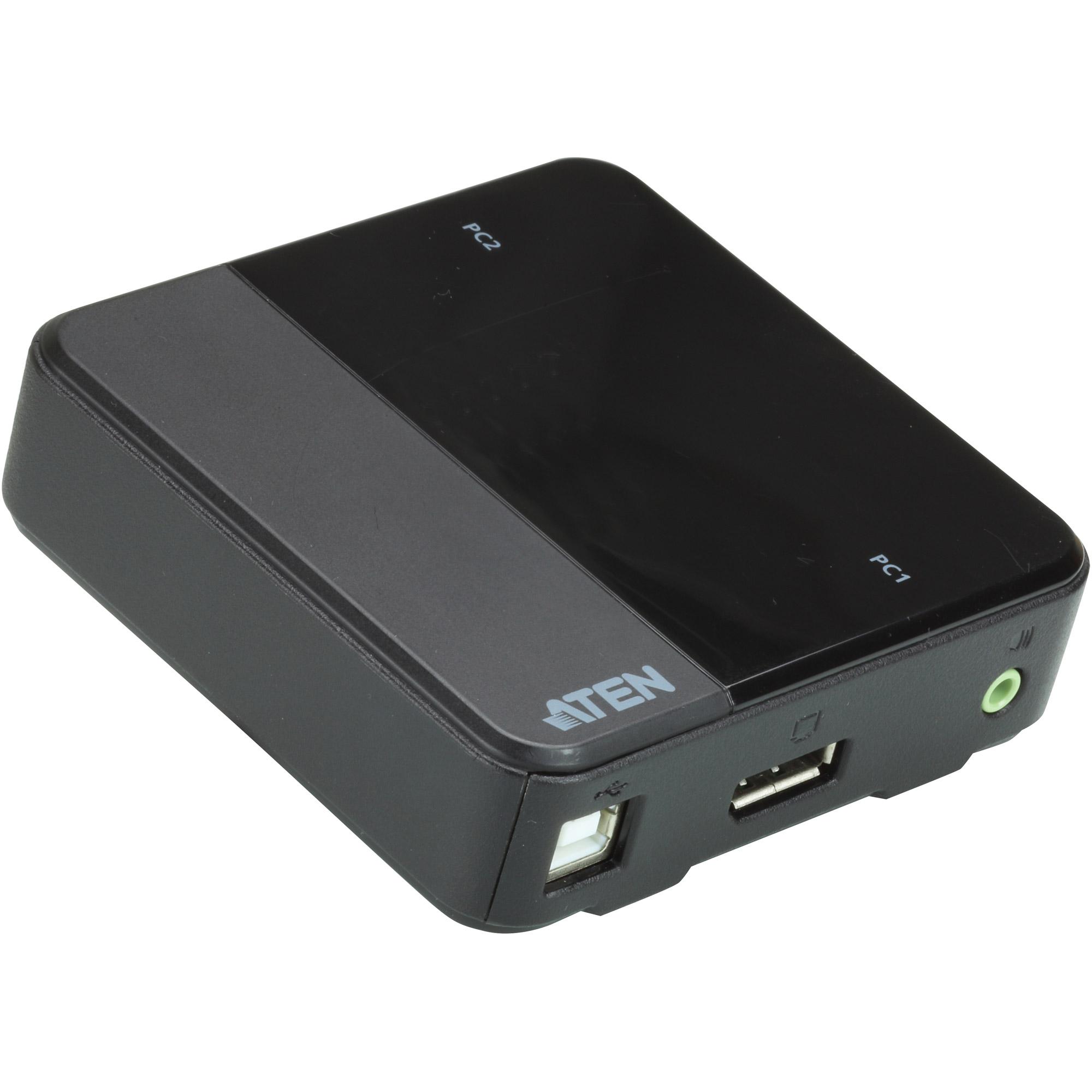 Aten 2-Port USB DisplayPort KVM Switch 4K UHD Supported