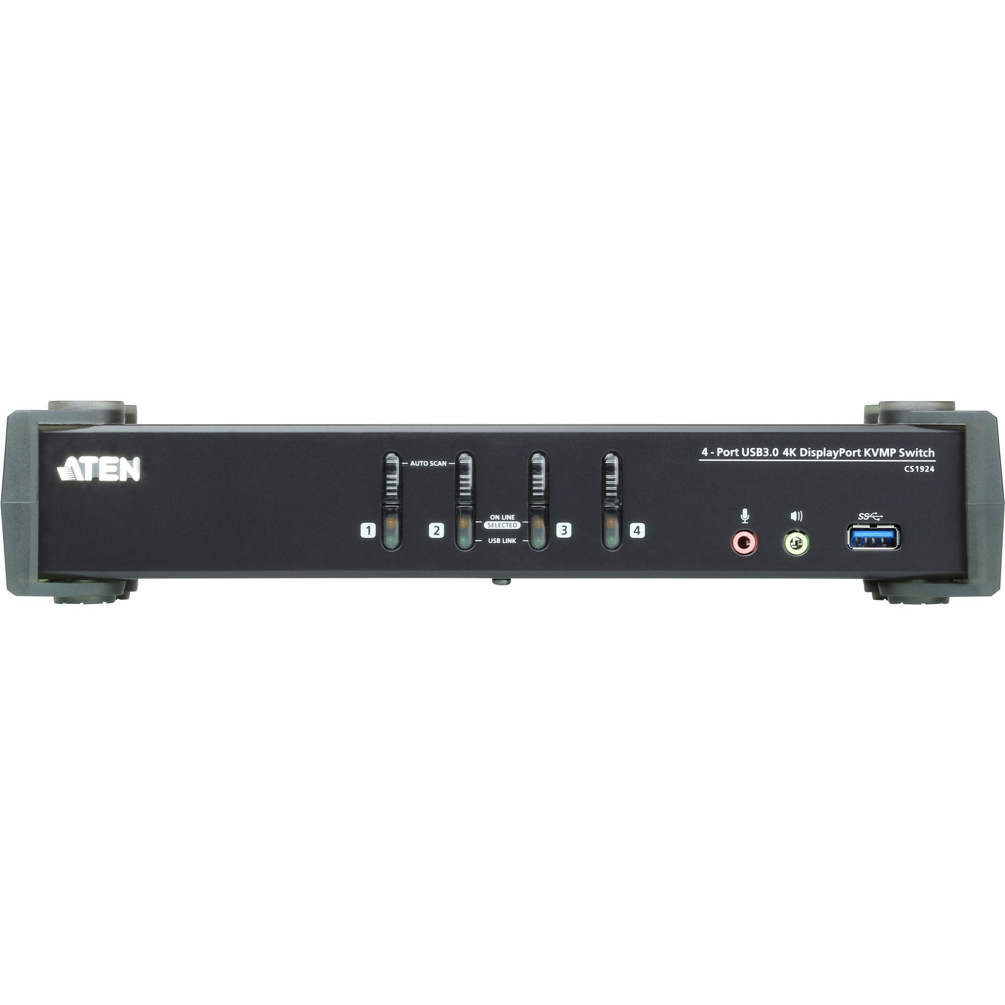 ATEN Umschalter switch per keyboard-video-mouse (kvm) Nero