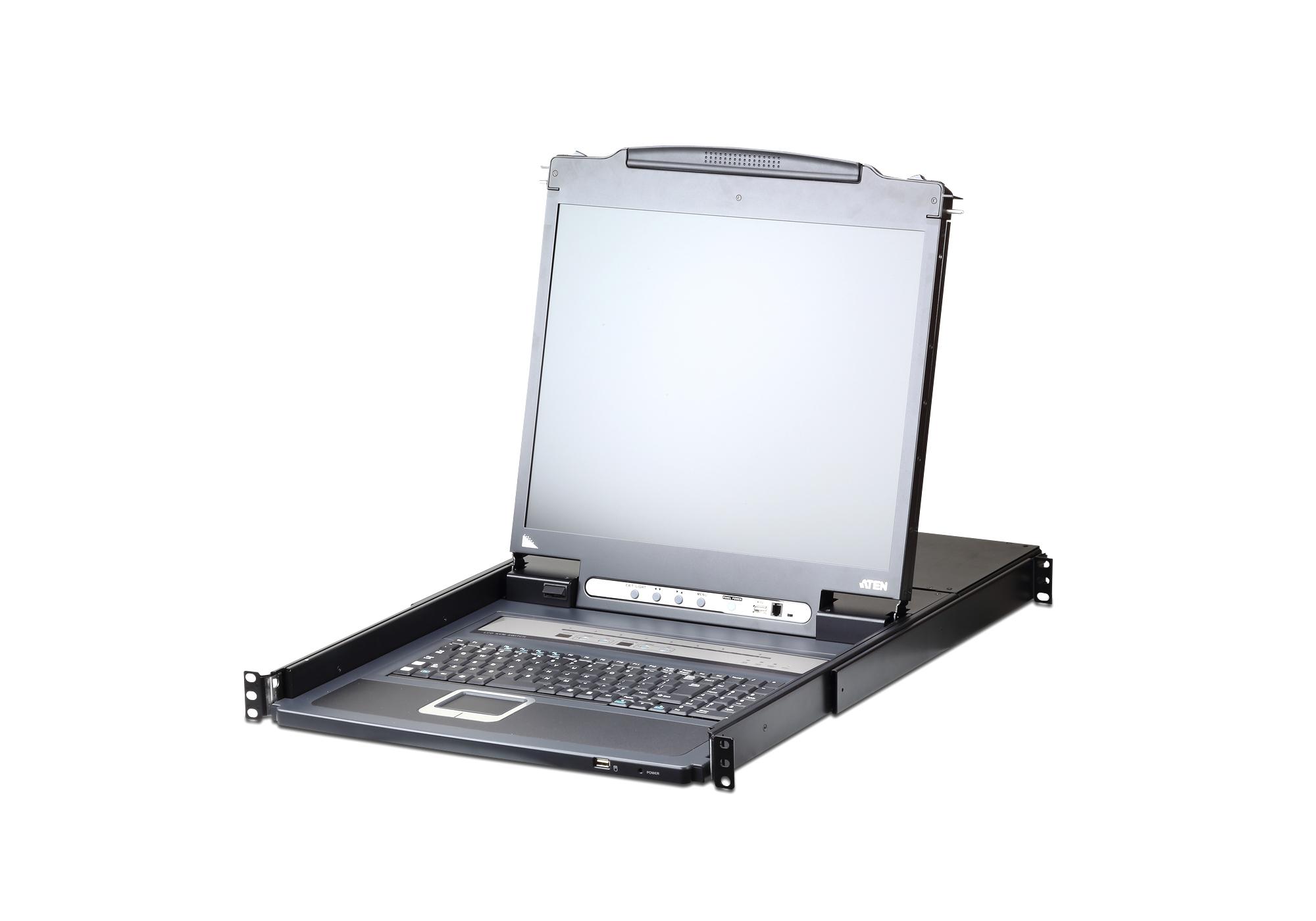 Aten 8-Port 17" LCD KVM Over IP Switch (USB - PS/2 VGA) TASTIERA ITALIANA