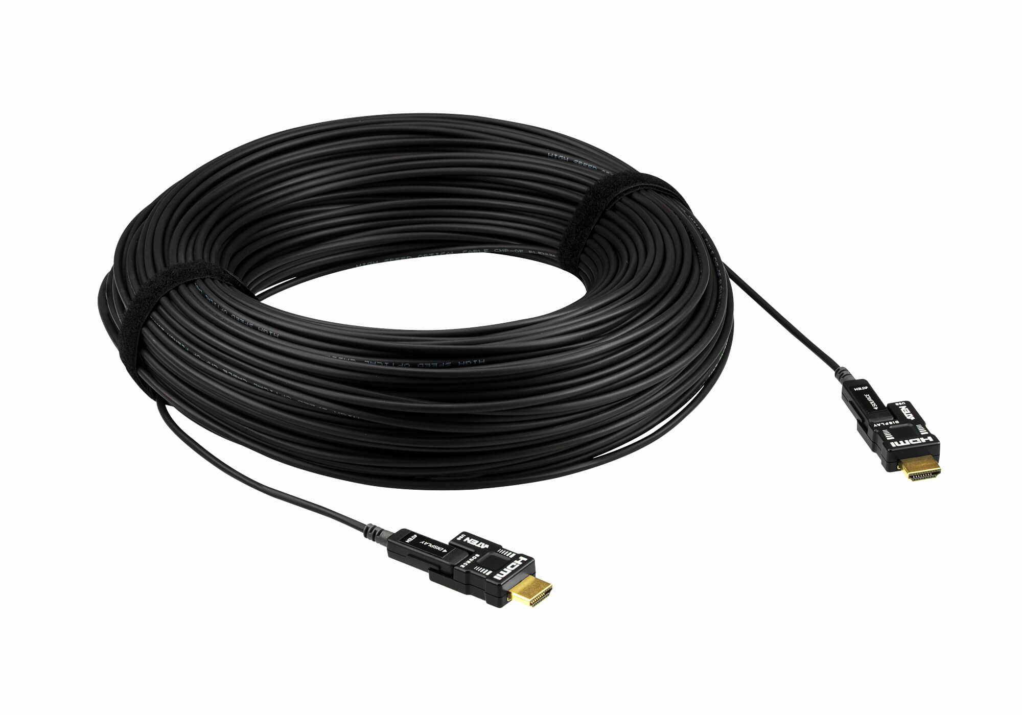 ATEN Cavo ottico attivo HDMI 4K reale da 100 m (4K reale da 100 m)